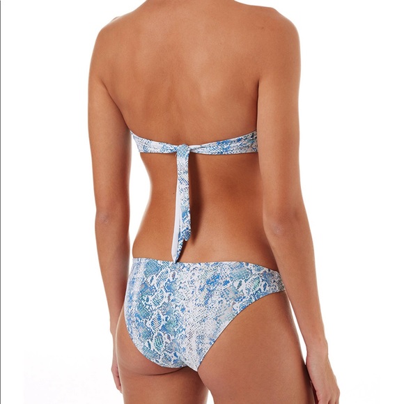 MARTINIQUE SERPENTE BANDEAU PADDED TWIST BIKINI - Picture 3 of 4